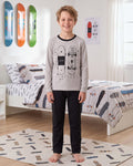 Pijama Niño Algodón Estampado Skate